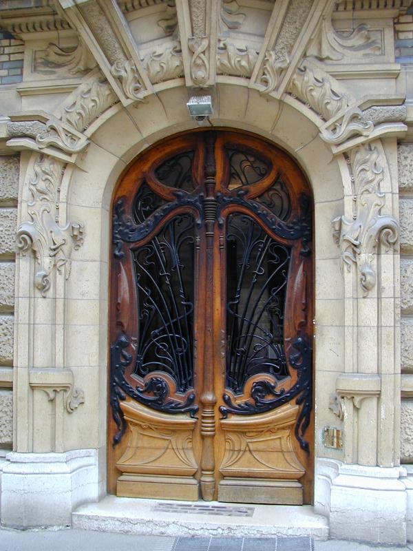 Paris, France: 3 Square Rapp: door (art nouveau, 1899-1900, architect Jules Lavirotte)
