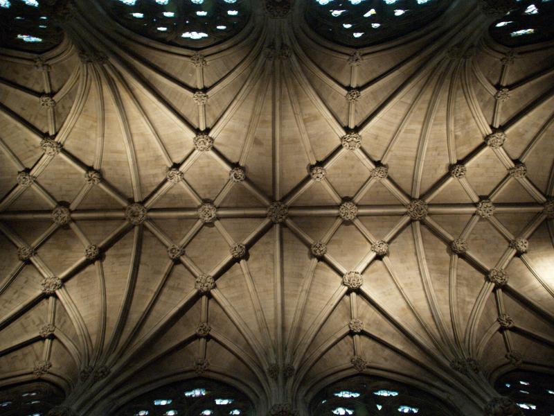 Cambridge, England: Catholic Church (Our Lady and the English Martyrs): ceiling