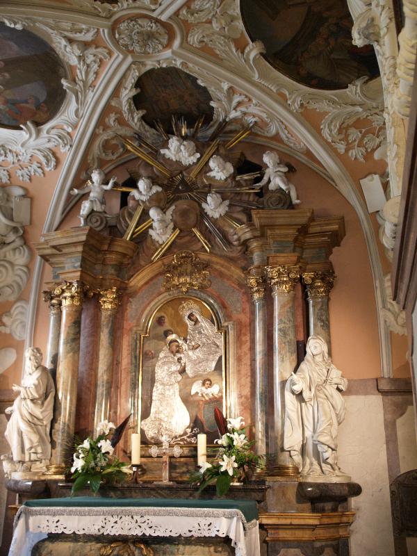 Czestochowa, Poland: Jasna Gora: baslica, Chapel of St Anthony of Padua, altar (18th c)