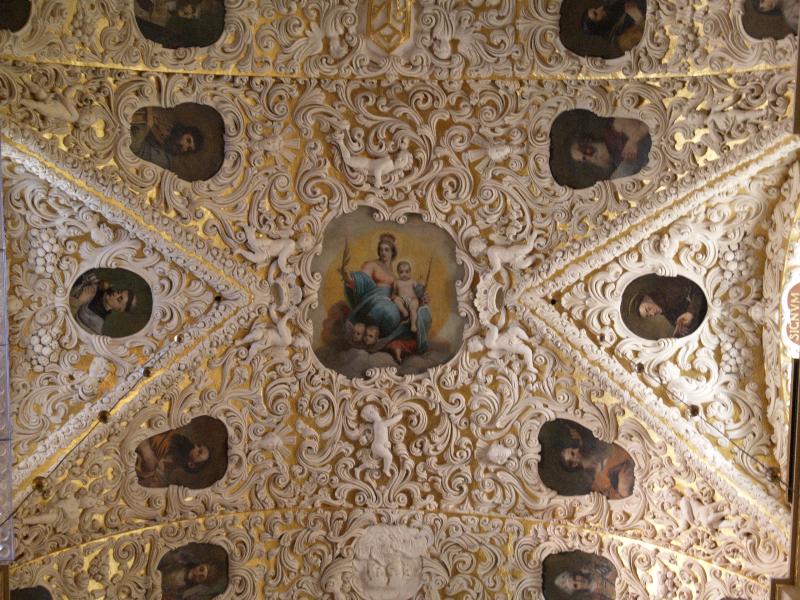 Czestochowa, Poland: Jasna Gora: Chapel of the Virgin ceiling
