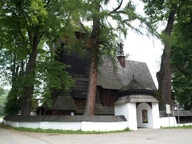 Harklowa, Malopolska, Poland: Church of Birth of Virgin Mary: wooden church (second half of 15th c)