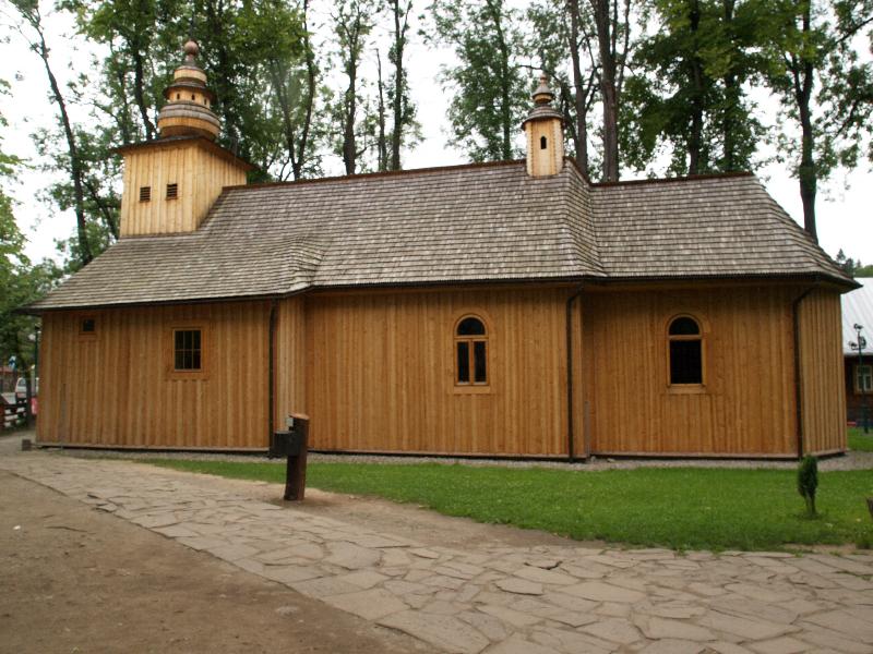 Zakopane, Poland: St Clement's Church: wooden church (1847-1851)