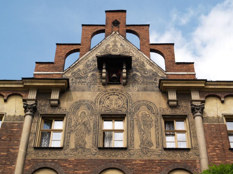 Krakow (Cracow), Poland: Instytut Marji: facade