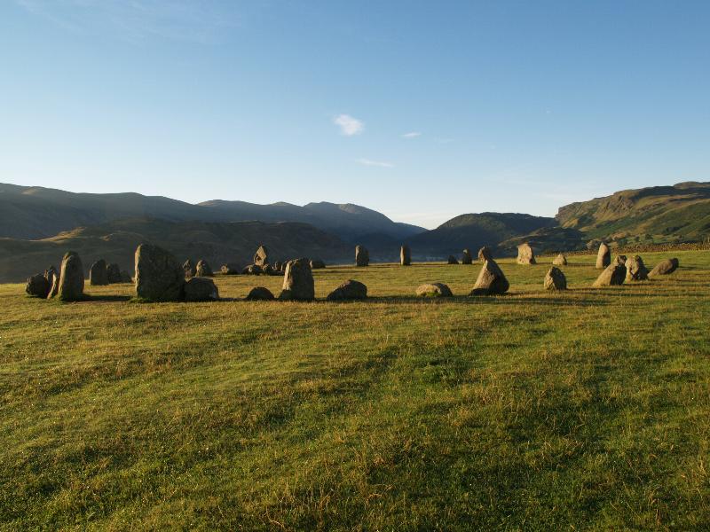 Lake District, England: Castlerigg: stone circle (early morning)