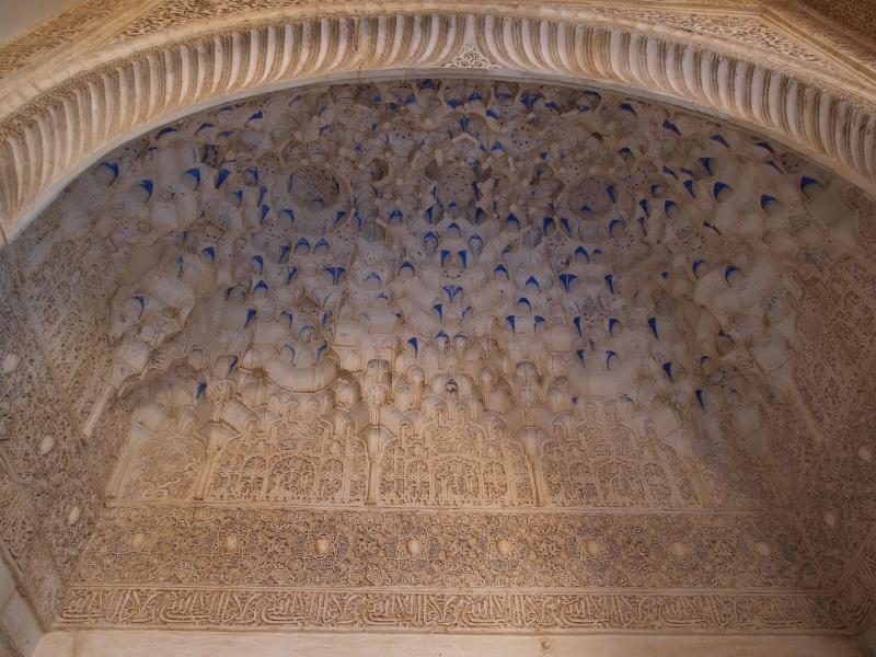 Granada, Spain: Alhambra: Sala de la Barca (Hall of the Barca), Mocarabe vault