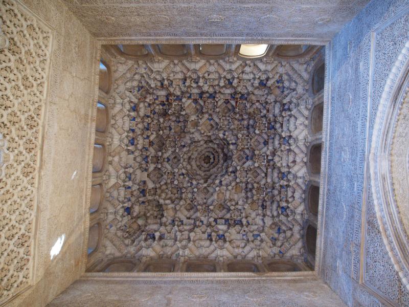 Granada, Spain: Alhambra: Sala de los Reyes (Hall of the Kings), Mocarabe ceiling