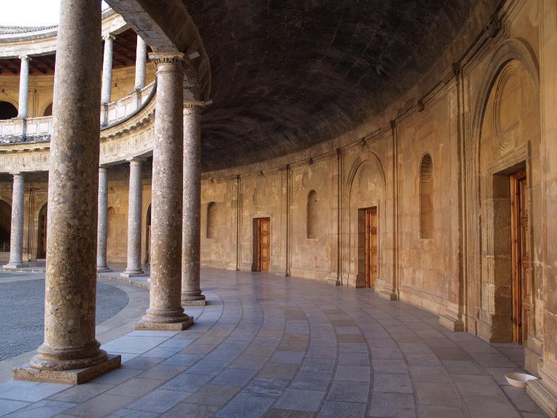 Granada, Spain: Alhambra: Palacio de Carlos V (Charles V Palace), interior