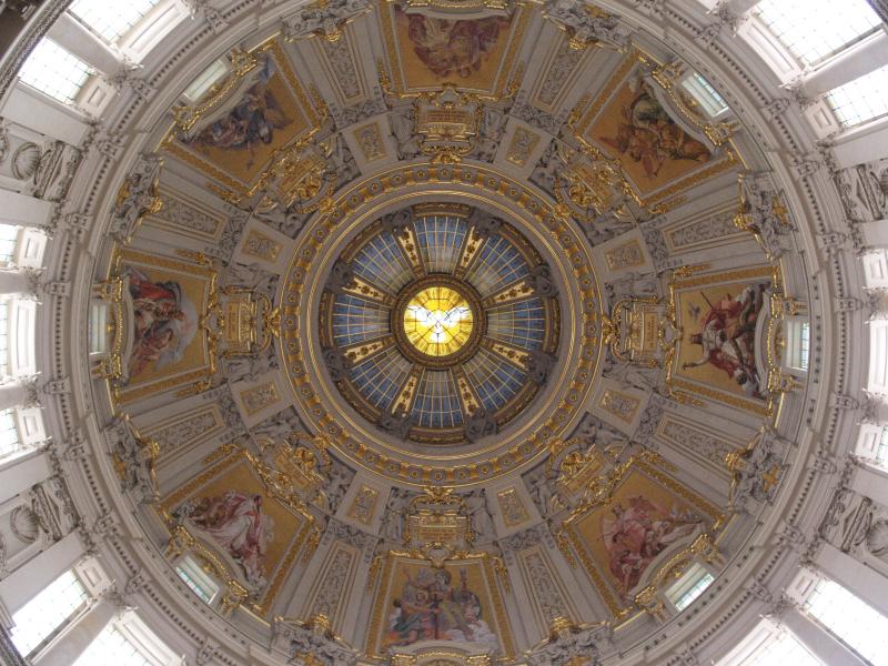 Berlin, Germany: Berliner Dom (Cathedral): central dome (1905; reconstructed 1984-1993)