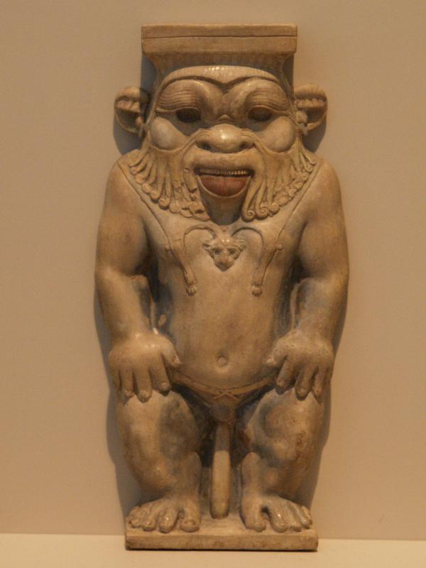 Berlin, Germany: Altes Museum: God Bes (who protects pregnant women and newborn babies) (Egypt, 650-350 BC)