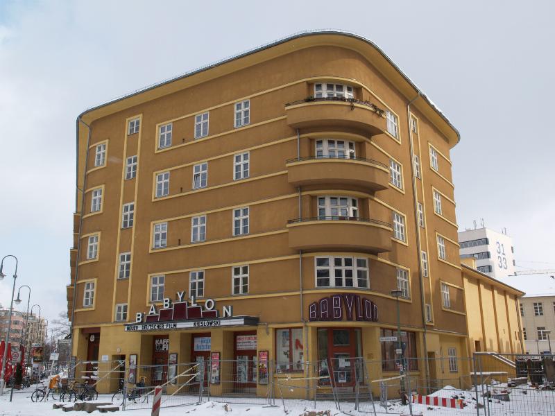 Berlin, Germany: Filmtheater Babylon (Rosa-Luxembourg-Strasse): view (1927-1929, architect Hans Poelzig)