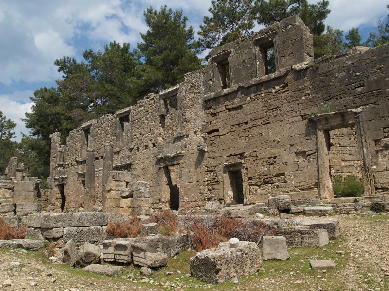 Seleukeia (or Lyrbe), Turkey: Agora: wall