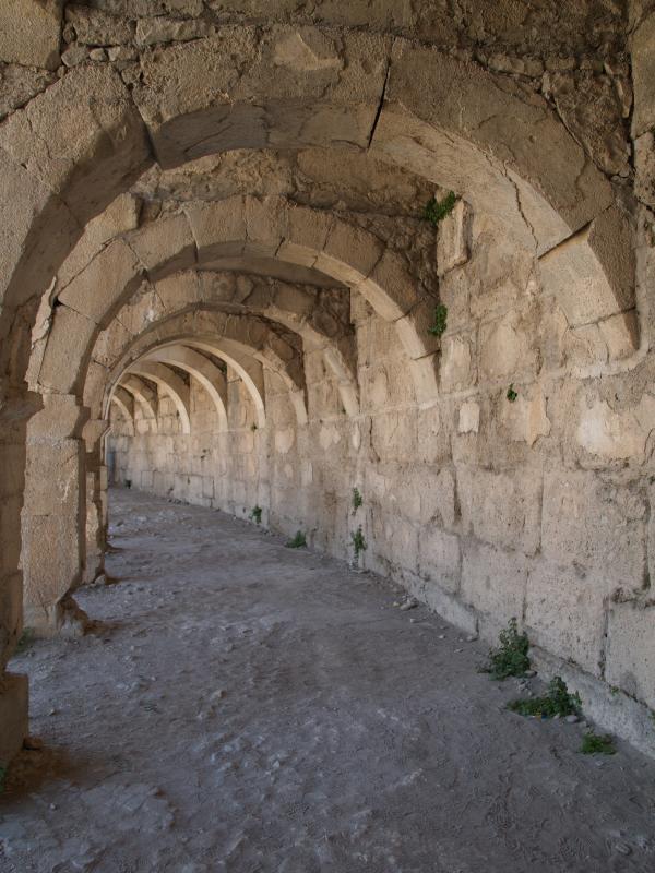 Aspendos (Belkis), Turkey: Theatre: arches (built by Romans during reign of Marcus Aurelius, AD 161-180, restored 20th century)