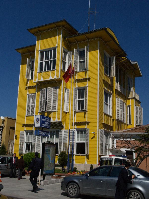 Istanbul, Turkey: Tourism Police building: view (based on Ottoman-style wood house)