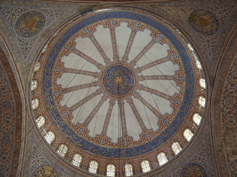 Istanbul, Turkey: Blue Mosque (Sultan Ahmet Camii): main dome (1606-1616, architect Mehmet Aga)