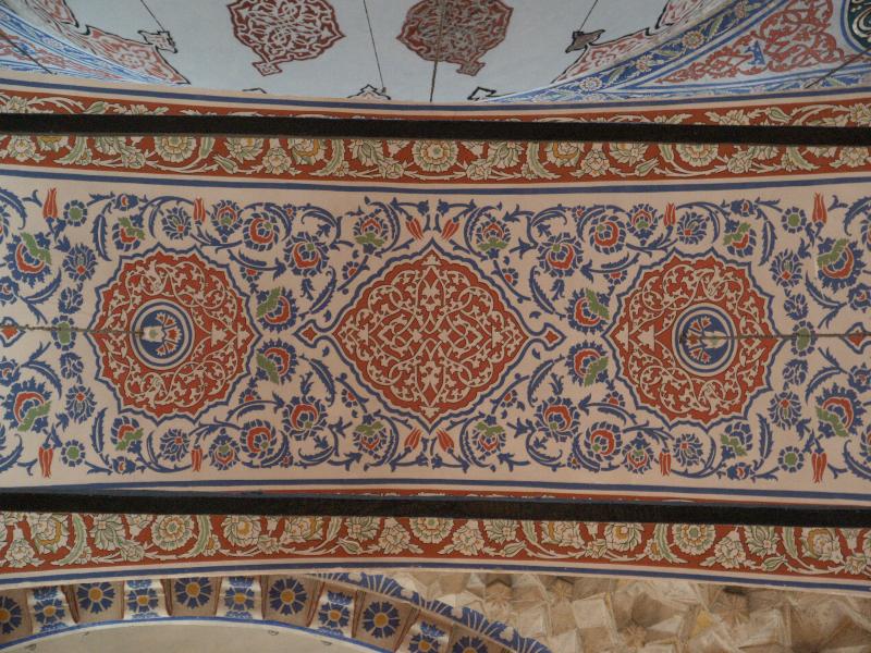 Istanbul, Turkey: Blue Mosque (Sultan Ahmet Camii): arch decoration (1606-1616, architect Mehmet Aga)