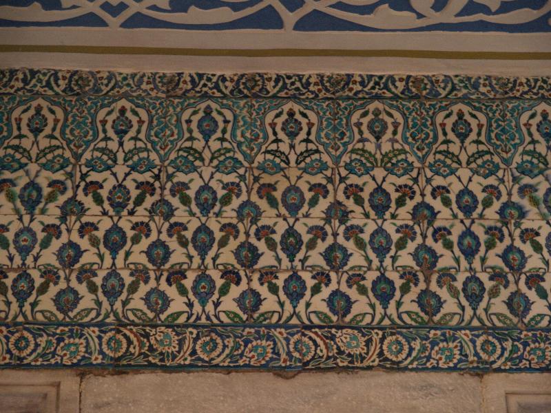 Istanbul, Turkey: Blue Mosque (Sultan Ahmet Camii): wall tiles (1606-1616, architect Mehmet Aga)