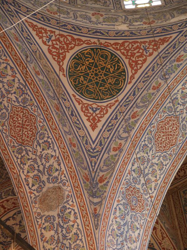 Istanbul, Turkey: Blue Mosque (Sultan Ahmet Camii): support decoration (1606-1616, architect Mehmet Aga)
