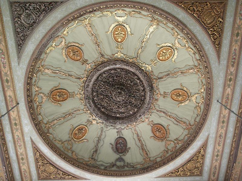 Istanbul, Turkey: Topkapi Palace (Sarayi), Middle Gate (Bab-u's Selam): dome