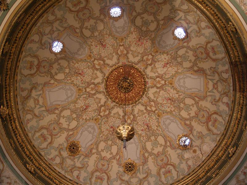 Istanbul, Turkey: Topkapi Palace (Sarayi), Imperial Council Chamber (Kubbealti): dome