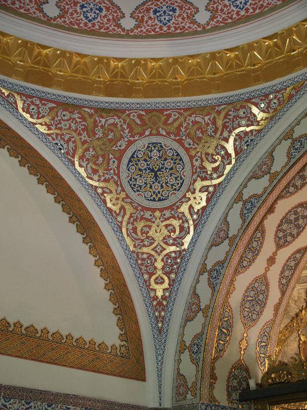 Istanbul, Turkey: Topkapi Palace (Sarayi), Imperial Council Chamber (Kubbealti): detail