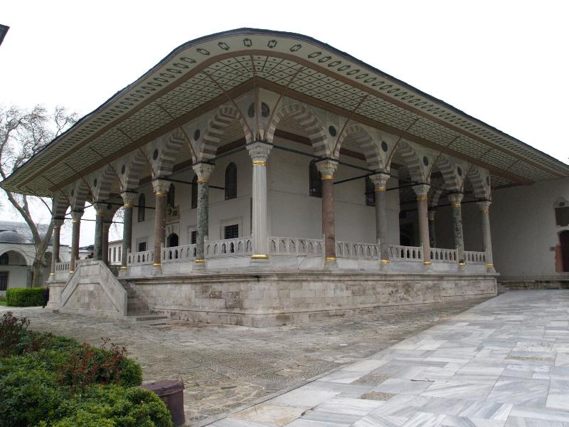 Istanbul, Turkey: Topkapi Palace (Sarayi), Audience Chamber (Arzodasi): view