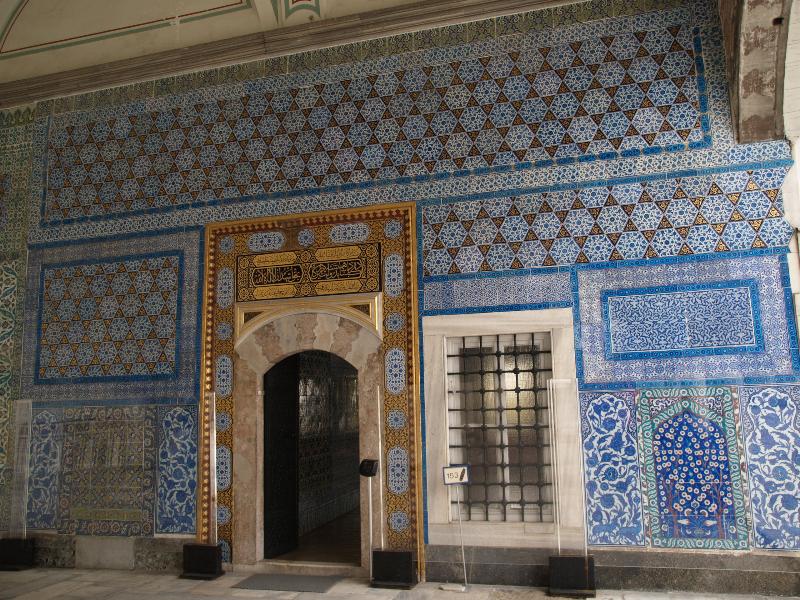 Istanbul, Turkey: Topkapi Palace (Sarayi), Circumcision Room (Summer Pavilion): external (Iznik) tiles