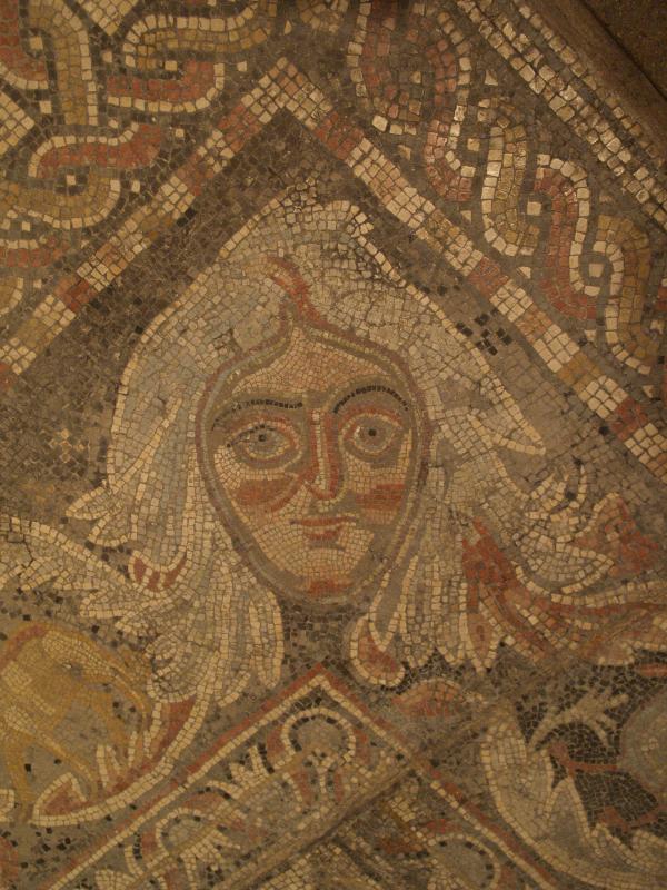 Istanbul, Turkey: Archaeology Museum: figure of woman (Jerusalem, c 500 AD, from a family tomb)
