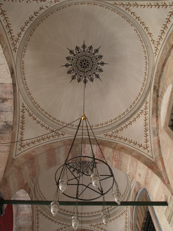 Istanbul, Turkey: Rustem Pasha Camii (Mosque): courtyard dome (1560, architect Mimar Sinan)