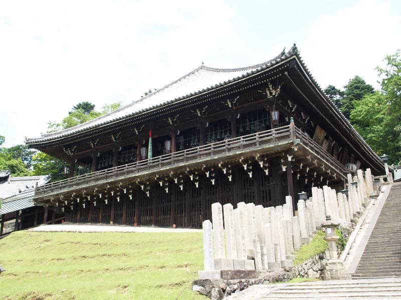 Nara, Japan: Nigatsu-do Temple: main building