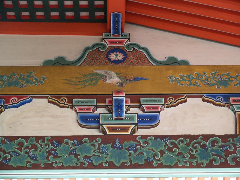 Kyoto, Japan: Kiyomizu-Dera Temple: beam decoration