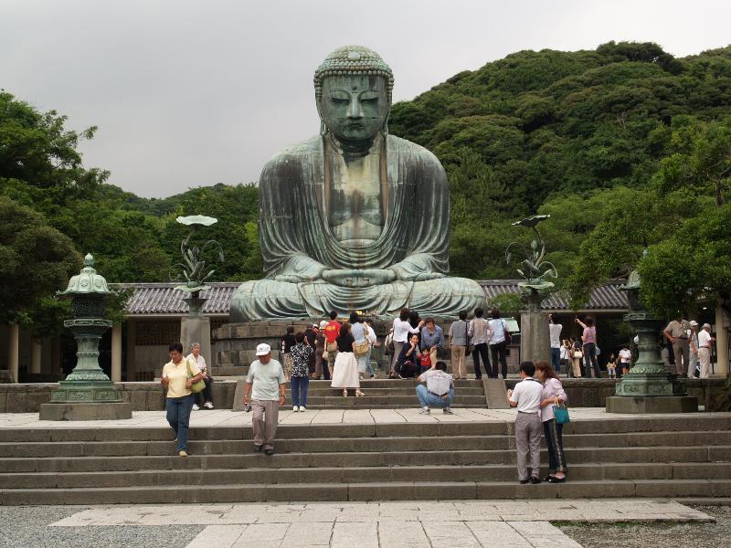 Kamakura, Japan: Daibutsu (Great Buddha): view
