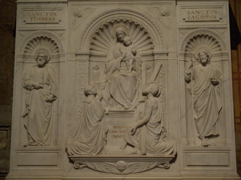 Rome, Italy: Santa Maria sopra Minerva: monument detail