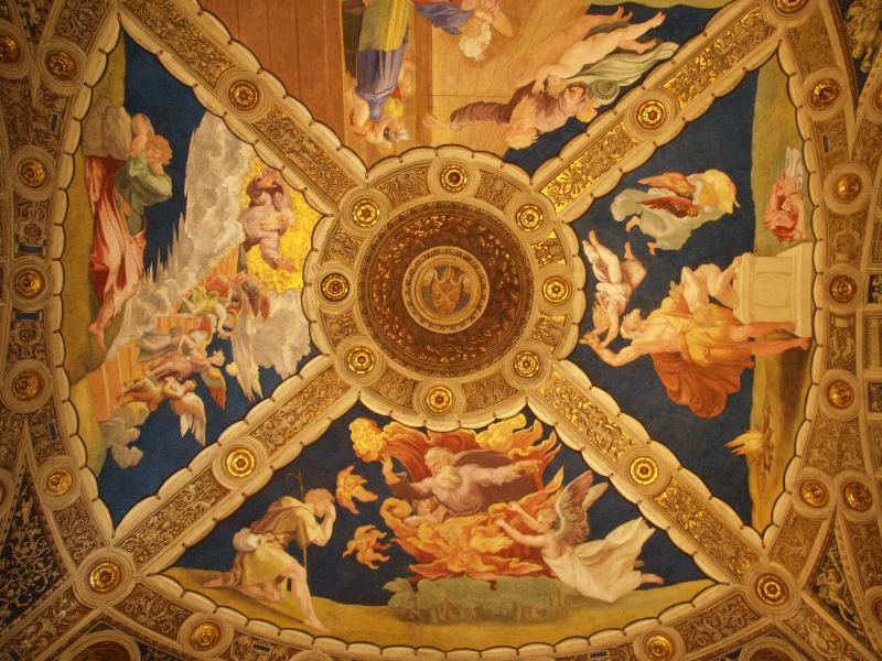 Vatican City: Vatican Museum: scenes from Genesis (1511-1514, Raphael) (Stanza of Heliodorus)