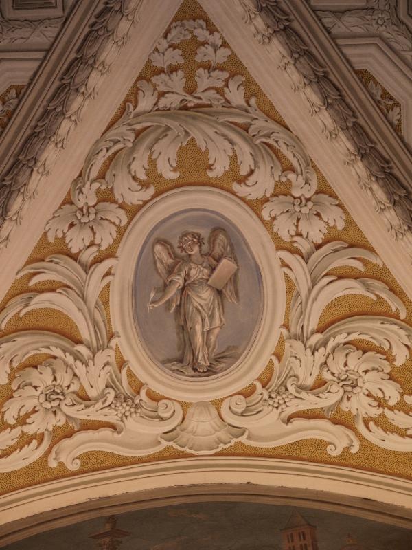 Vatican City: Vatican Museum: ceiling decoration (near Sistine Chapel)