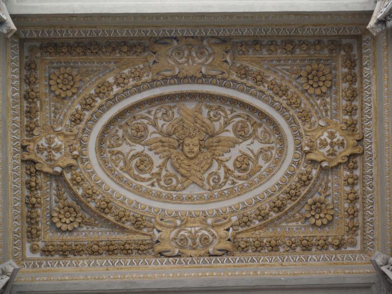 Vatican City: Basilica di San Pietro (St Peter's Basilica): porch ceiling decoration