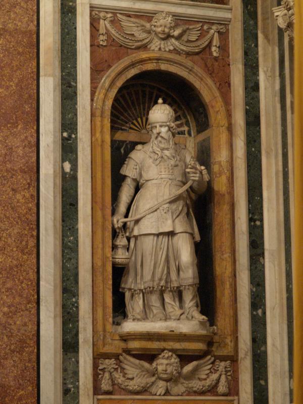 Rome, Italy: Basilica di Santa Maria Maggiore (St Mary Major): Pauline Chapel, statue of Pius XII
