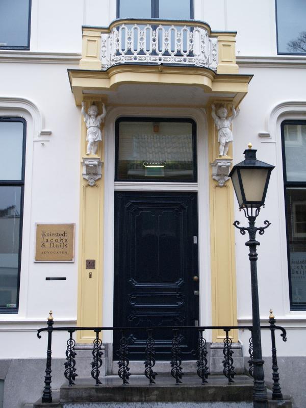 Utrecht, Netherlands: Brigittenstraat 24 (Kniestedt Jacobs and Duijs): entrance (modified to current form in 1864)