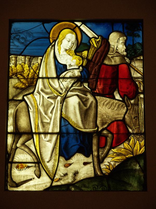 New York City, NY: Metropolitan Museum of Art: Flight into Egypt (c1485-1500, Cologne)