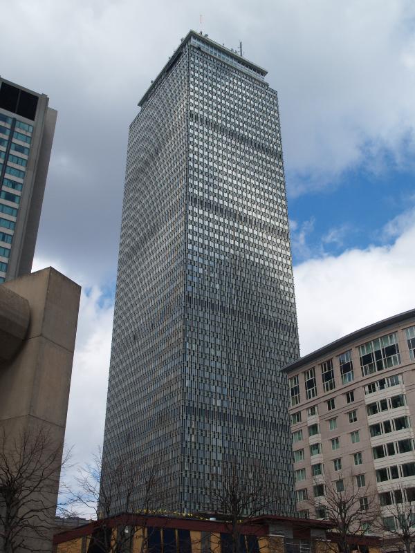 Boston, Massachusetts (MA): Prudential Tower (Building) (part of Prudential Center): view (1964, Charles Luckman and Associates)