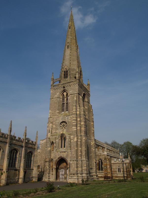 Higham Ferrers, England: Parish Church of St Mary the Virgin: view
