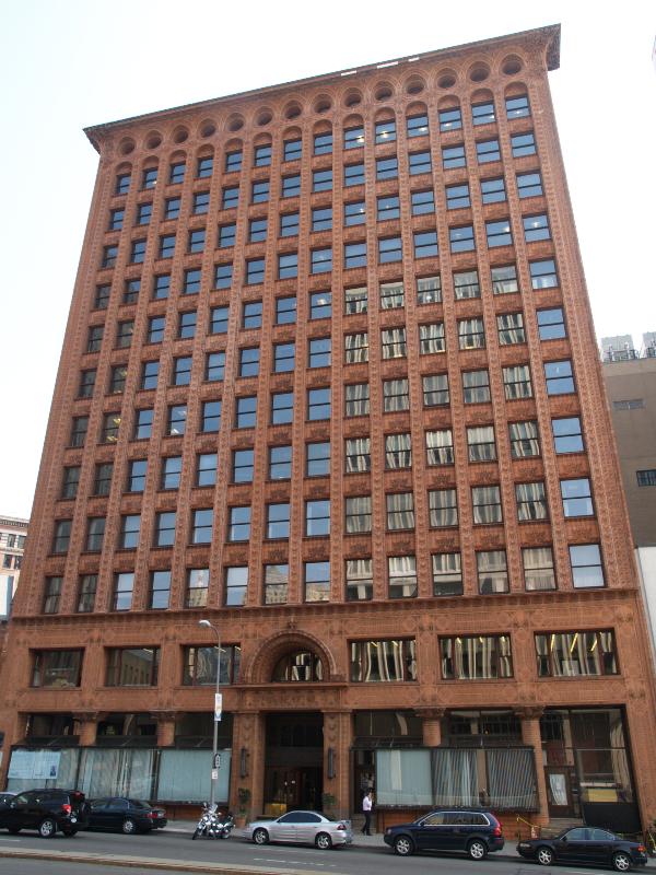 Buffalo, New York (NY): Guaranty (Prudential) Building: view (1895-1896, Louis H. Sullivan)