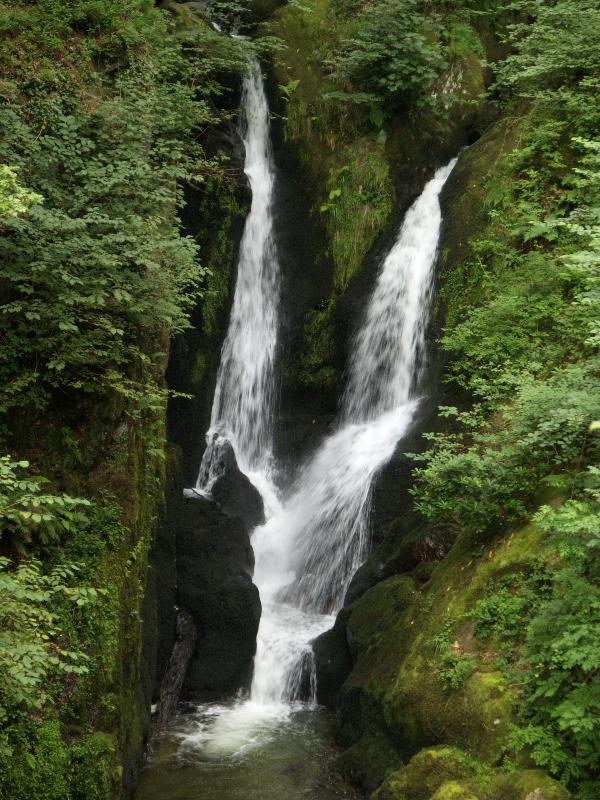 Ambleside, England: Stock Ghyll Force: view of waterfall