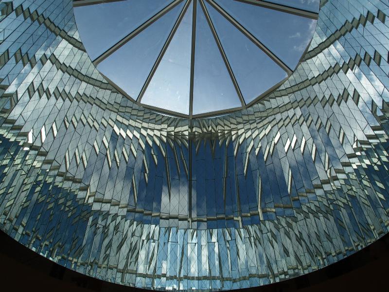 London, England: Harmony House (Baden Powell Close, Dagenham): Sacred Space skylight (2000, architect F Alexander-Sefre)