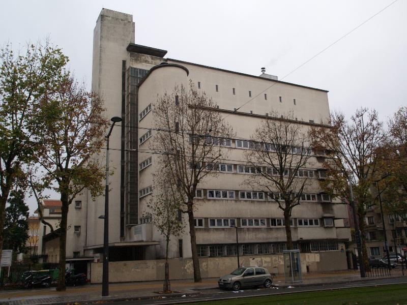 Paris, France: College Neerlandais (Cite Internationale Universitaire de Paris): view (1927-1938, Willem Marinus Dudok)
