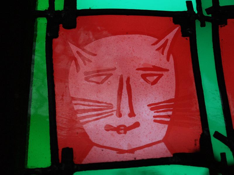 Oundle, England: Oundle School Chapel: Creation - Animals and Man (cat) (2002, Mark Angus)