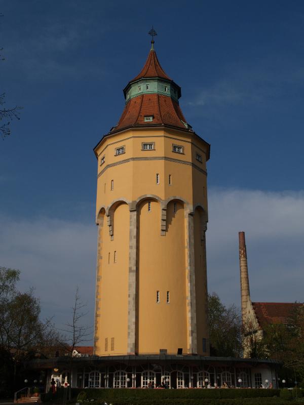 Rastatt, Germany: water tower (wasserturm): view (47.3m high) (1901, architect F. Ratzel)