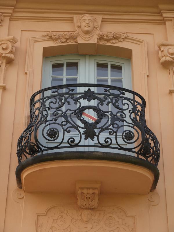 Rastatt, Germany: Pagodenburg: balcony (1722)