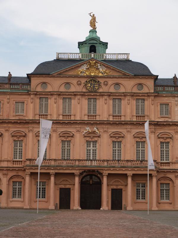 Rastatt, Germany: Schloss (Castle): facade (baroque, 1700-1712, designed by Domenico Rossi)