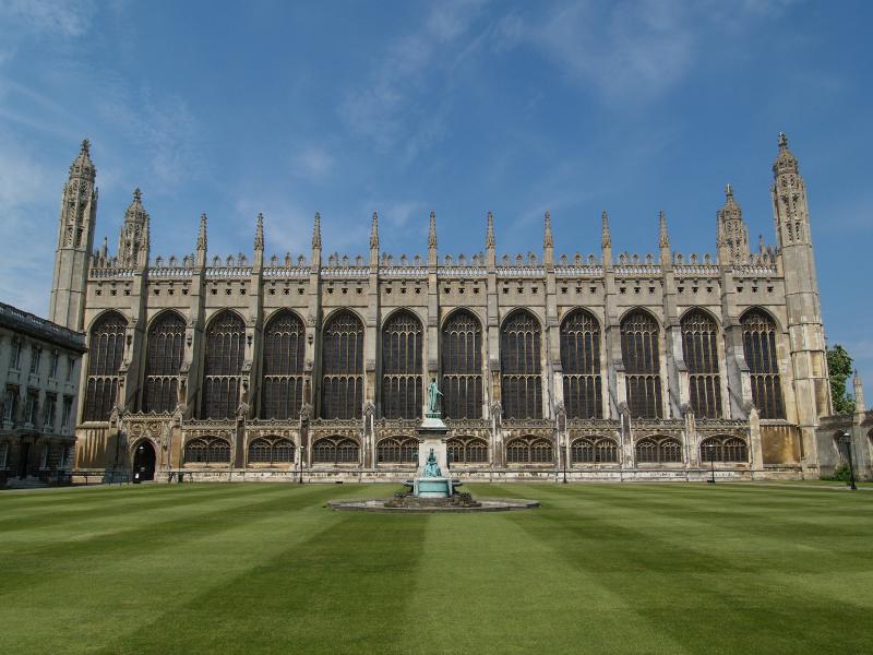 Cambridge, England: King's College: chapel south facade