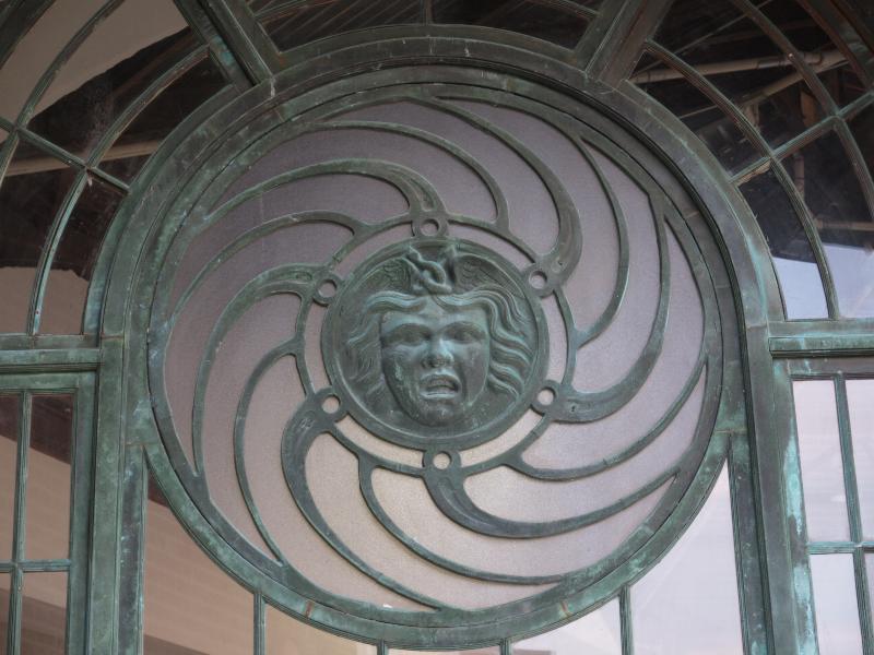 Asbury Park, New Jersey (NJ): Casino: Carousel window (1929, architect Warren and Wetmore)